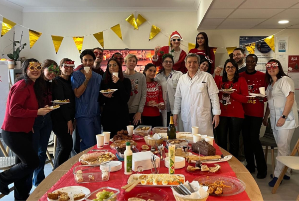Repas de noel Institut des mici